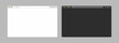 © Ezra - Modern Web Browser Window Mockup Set. Blank White and Dark Browser Interface Templates for Website, Web Page and User Interface Design Vector Illustration.
