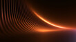 © BlackBridge Media - Abstract Glowing Orange Light Waves on Dark Background
