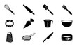 © Anik - Baking Utensils Icon Set, Kitchen Tools Collection, Cooking Equipment Graphics, Culinary Accessories Vector