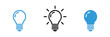 © MST RUBI BEGUM - Light bulb icon set, editable stroke outline and solid symbols representing ideas, creativity, innovation, energy, business concepts, inspiration, and modern vector design.