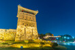 © robertharding - View of Seobukgongsimdon illuminated at dusk in autumn, Paldal-gu, Suwon-si, Gyeonggi-do, South Korea