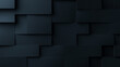 © BlackBridge Media - Abstract Black Geometric 3D Rectangular Background
