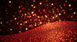 © InoStudiox - Fond abstrait rouge scintillant avec paillettes et bokeh