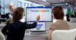 © Andrey Popov - Sales Manager And Assistant Analyze Client Data