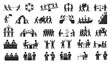 © nin - A set of icons related to teamwork, unity, leadership, success, and organizational development, using images of people and symbols to convey the power of collaboration. 30 icons.