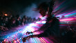 © BlackBridge Media - Female DJ Performing at Electronic Music Nightclub Party