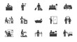 © MdForhad - Set of hotel and hospitality service icons