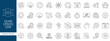 ©  ProVector - Gear Update Line Icon Set with Settings, System Maintenance, Technology and Software Upgrade Editable Stroke Vector Collection