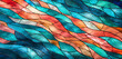 © shah Naimul - Colorful abstract flowing paint strokes with vibrant red orange blue and green colors