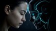 © TANZILA - Person with futuristic brain neural network overlay