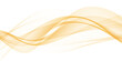 © FS creation - abstract yellow wave isolated on white background, Vector abstract background with dynamic orange waves, Smooth Yellow Wave Gradient Abstract Background,