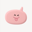 © Rawpixel.com - Playful speech bubble, 3D emoticon illustration