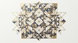© Kobe - Remarkable Geometric Network and Premium Square Pattern Design Featuring Distinct Mosaic DetailsUpon a Pristine Blank Setting grid square mosaic geometric pattern texture abstract background