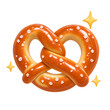 © Marvella - pretzel 3d illustration isolated on white transparent background png