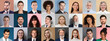 © New Africa - Businessmen and businesswomen of different ages, collection of portraits