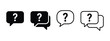 © AKTHERRUZZAMAN - question mark and answer icon collection, bubble faq symbols for customer support, information and communication vector design