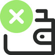 © Yaprativa - fail dual tone icon. Sleek and modern icon for websites and mobile apps. High quality and easy to edit.