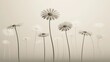 © Surachetsh - White daisy flowers and delicate foliage combines minimalist styling with nostalgic botanical charm, pastel background for lifestyle and decorative design.
