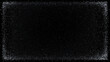 © Russell Edwards  - Winter frost and snow frame on black background. Frozen ice crystals and snowflakes border with central copy space. Christmas holiday overlay effect