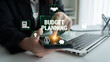 © InfiniteFlow - Detailed Visualization of Budget Planning Concept with Smartphone and Graphical Elements for Financial Management and Strategic Analysis Fluxor.