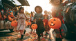 © Daniel - Trunk-or-treating is part of a fall festival Halloween party for children in the community