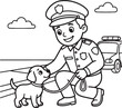 © NUR - Man in cap riding a bicycle with a dog in basket
