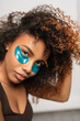 © Gonzalo Infiesta - Young woman enjoying a refreshing under eye patches skincare routine