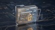 © Ani - Secure digital folder with gold padlock on circuit board representing hardware encryption and confidential data storage management