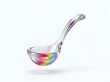 © Seuly - Rainbow metallic soup ladle kitchen utensil with rainbow color