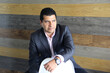 © Arlette - 40-year-old Latino executive with a dark skin, successful leader of his business and finance venture