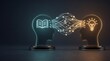 © Tsaqiif - Digital Education And Knowledge Transfer Concept With Connected Artificial Intelligence Brains