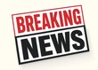 © SUBHANA - Bold breaking news text graphic icon with red and black lettering