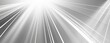 © miss irine - Abstract streaks of light emanate from a bright source against a grayscale background. The lines create a sense of speed and perspective, suggesting motion and energy. A clean, modern design.