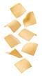 © Png Stock Pro - Falling slices of yellow cheese isolated on transparent background