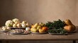 © starush - Seasonal vegetables gather for a farm table finale