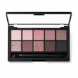 © lilin - Pink and brown eyeshadow palette with applicator