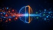 © Aish-Studio - Artificial Intelligence Digital Brain Processing Data Through a Security Barrier Highlighting Algorithm Filtering