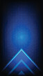 © pics3 - Futuristic vertical technology background featuring glowing arrows and digital binary code