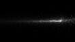© BlackBridge Media - Horizontal Glowing Particles and Glitter Streak on Black Background