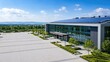 © Graphi Fusion - Solar-Powered Corporate Campus With Rooftop Panels