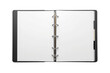 © Krtola  - Open ring binder notebook with blank white pages