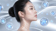 © tangmo.pa - Asian woman profile showcasing advanced exosome skin repair and collagen matrix