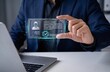© Mn - Digital identity authentication using virtual ID card for secure verification and protected access to digital services.