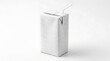 © textura - Juice Box Mockup With The Water Drops Perspective View isolated background