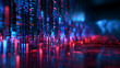 © BlackBridge Media - Abstract Big Data Visualization and Glowing Cyber Network