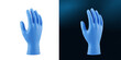 © Suhan - Blue medical nitrile glove 3D render illustration