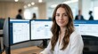 © Thongphun - AI-driven claims triage specialist at a regional health plan monitoring automated prior authorization approvals on a curved workstation array.
