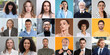 © New Africa - Men and women of different ages. Collage of portraits