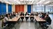 © Friedbert - Community meeting in a school cafeteria space