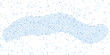 © Queality Full - Creative computer code background illustration. Fine blue numerals building a horizontal data band. Editable vector artwork for cyber security layouts, headers, posters and copy space.